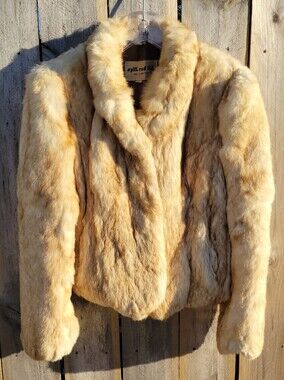 Vintage Rabbit Fur Coat